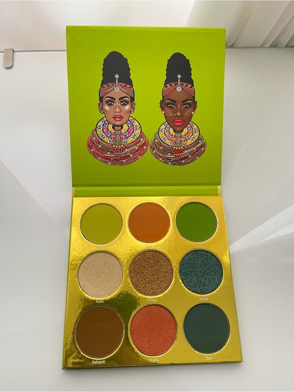 Juvia's Place Lime, Olive & Orange Eyeshadow Palette